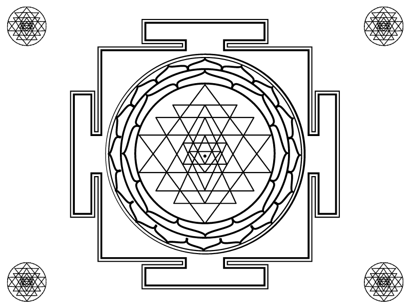 Wzór Sri Yantra